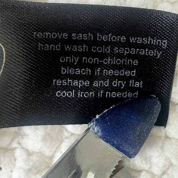 LANE BRYANT Metallic StripeMidi Dress Size 18/20 Plus V-Neck Tie Back 3/4 Sleeve - Picture 9 of 10